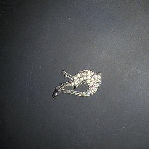 Alligator with swasvorski  crystals pendant